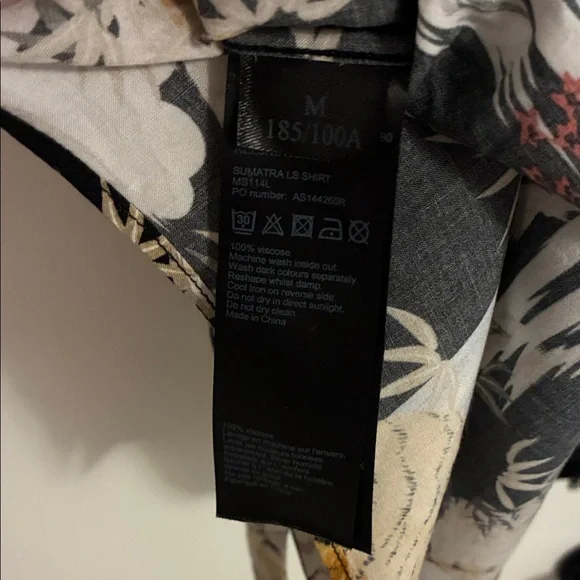 All Saints Sumatra Slim Fit Button Down Long Sleeve Shirt - Picture 8 of 8